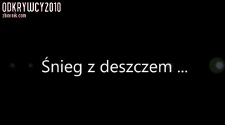 Deszcz ze śniegiem ...
