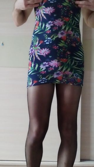 Sissy pantyhose.mp4